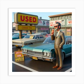 Used Cars 10 Art Print