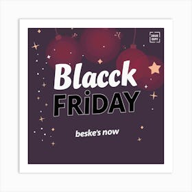 Black Friday Sell Post Templates Design (24) Art Print