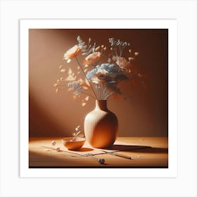 Flowers In Vase Art Print