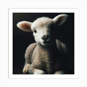Baby Lamb Art Print