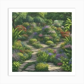 Botanical Garden 2 Art Print