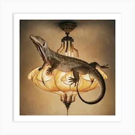 Monitor Lizard 5 Art Print