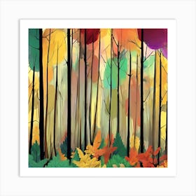 Autumn Forest Art Print