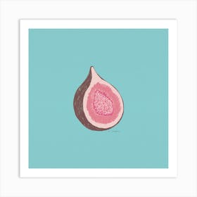 Fig Square Art Print