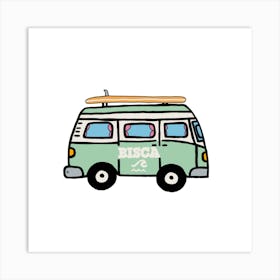 Vanlife, vacances, travel at biscarrosse, landes Art Print