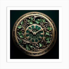 Clock 2 Art Print