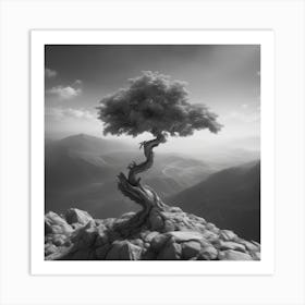 Lone Tree 5 Art Print