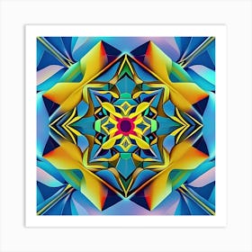 Abstract Mandala 4 Art Print