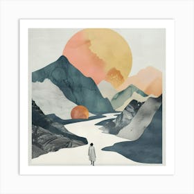 Mountains Art Print