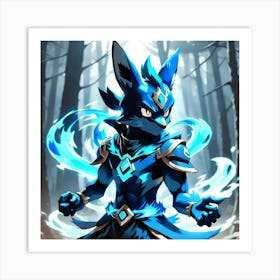 Ice fox 1 Art Print