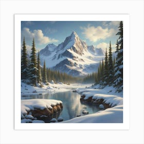 Winter Landscape 2 Art Print