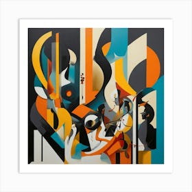 Abstract Painting 5 Art Print