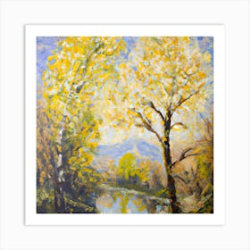 Golden Nature Art Print