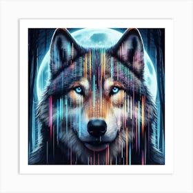 Creative Wild Animal Representation 87 Art Print