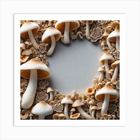 Mushroom Circle 1 Art Print