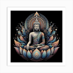 Buddha Canvas Art Art Print
