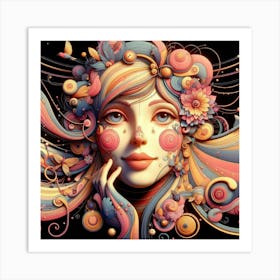 Psychedelic Art 4 Art Print