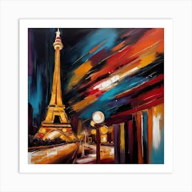 Paris At Night 5 Art Print