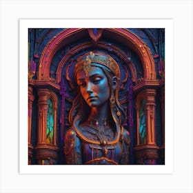 Ethereal Fantasy Painting Art Print