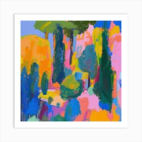 Colourful Gardens Hidcote Manor Garden United Kingdom 3 Art Print