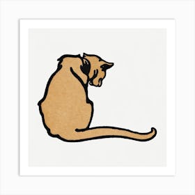 Brown Cat, Edward Penfield Art Print