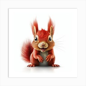 Red Squirrel 1 Art Print