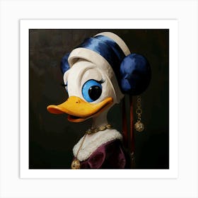 Daisy Duck Art Print