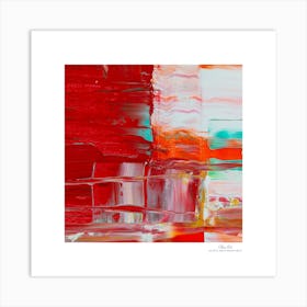 Contemporary art, modern art, mixing colors together, hope, renewal, strength, activity, vitality. American style.54 Art Print