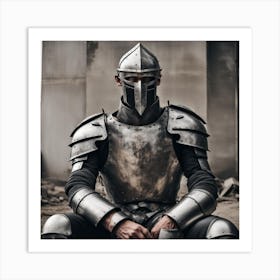 Knight In Armor Art Print