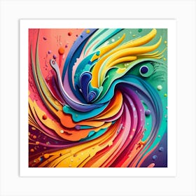 Abstract Painting 1 Art Print