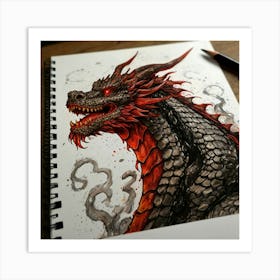 Dragon 3 Art Print