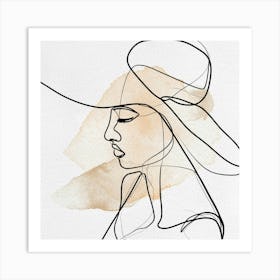 Woman Portrait 2 Art Print