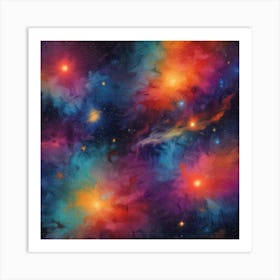 Whispers of the Cosmos 1 Art Print