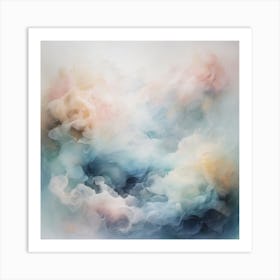 Abstract Of Clouds Art Print