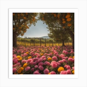 Field Of Flowers 1 Art Print