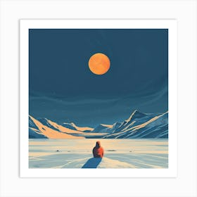 Moon In The Sky 2 Art Print