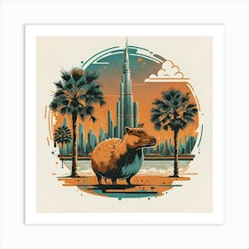 Dubai Cityscape Art Print