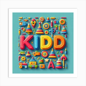 Kid toys Art Print