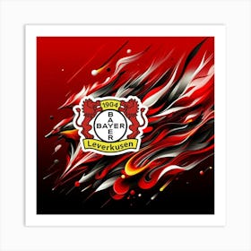 Bayer 04 Leverkusen Logo Wall Art 7 Art Print