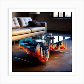 Cityscape Coffee Table Art Print