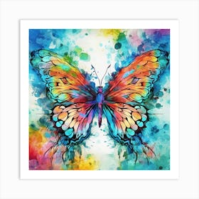 Butterfly Painting 2 Art Print