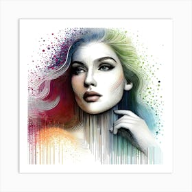 Portrait Of A Woman 29 Art Print