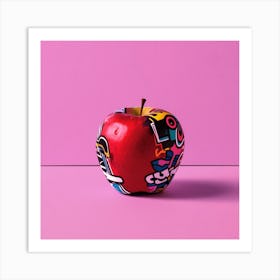 Red Apple Art Print