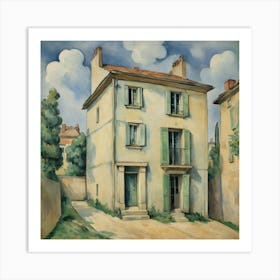 House Of Pre Lacroix 1873 Paul Cézanne Art Print 3 Art Print