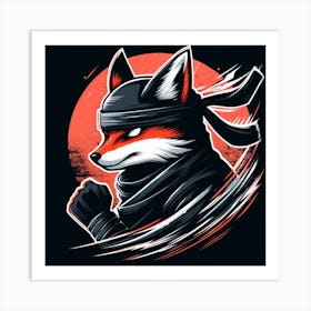 Fox Ninja Art Print