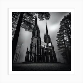 Church In The Woods Art Print