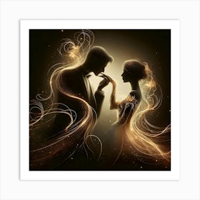 Couple In Love Art Print