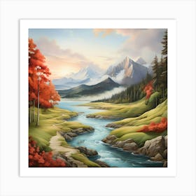 River Valley Art Print