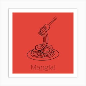 Spaghetti Art Print