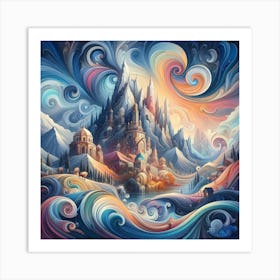 Psychedelic Painting Art Print